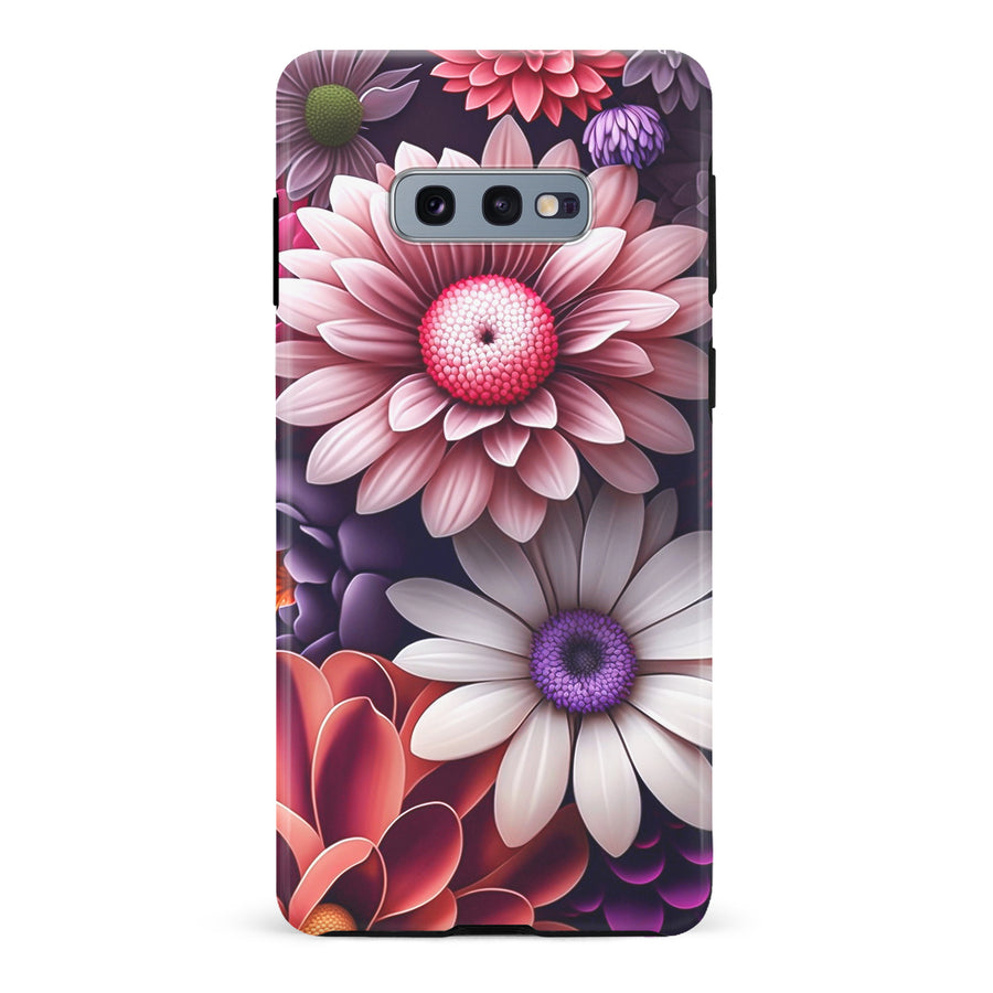 Samsung Galaxy S10e Daisy Phone Case in Purple