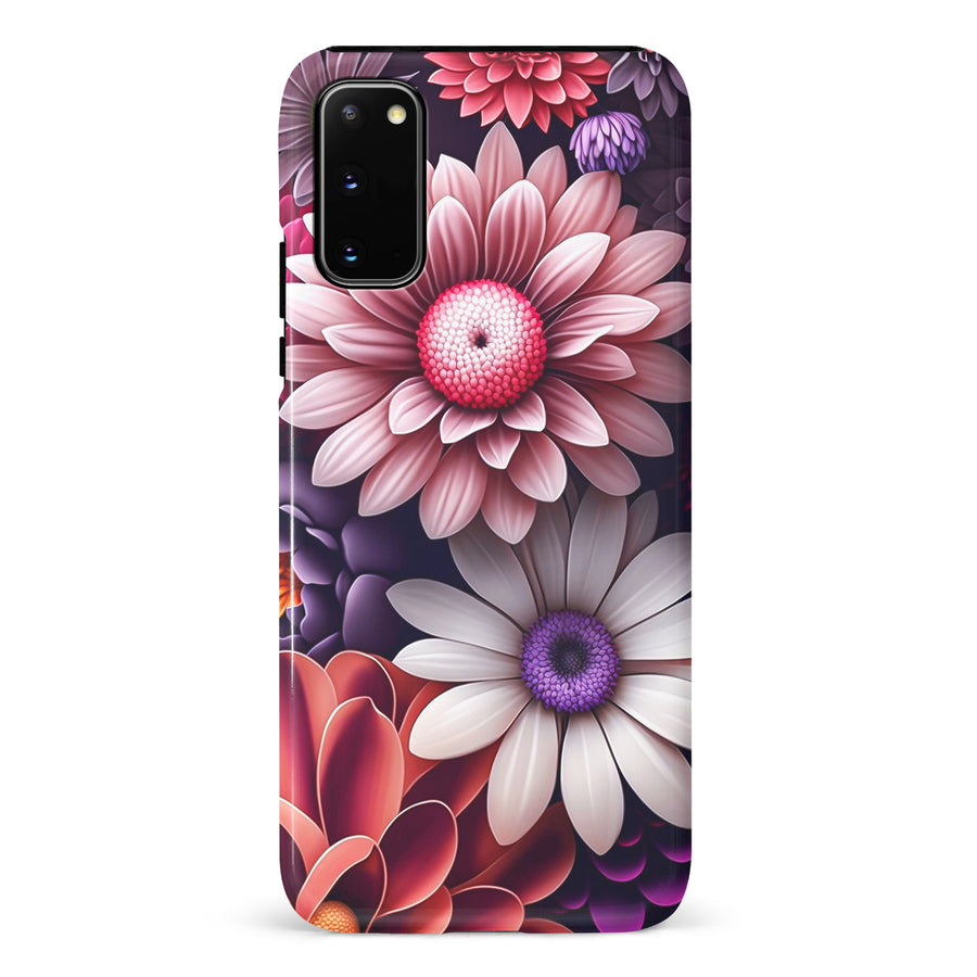 Samsung Galaxy S20 Daisy Phone Case in Purple