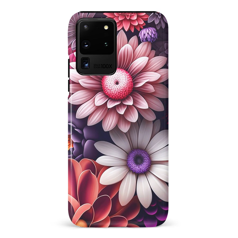 Samsung Galaxy S20 Ultra Daisy Phone Case in Purple
