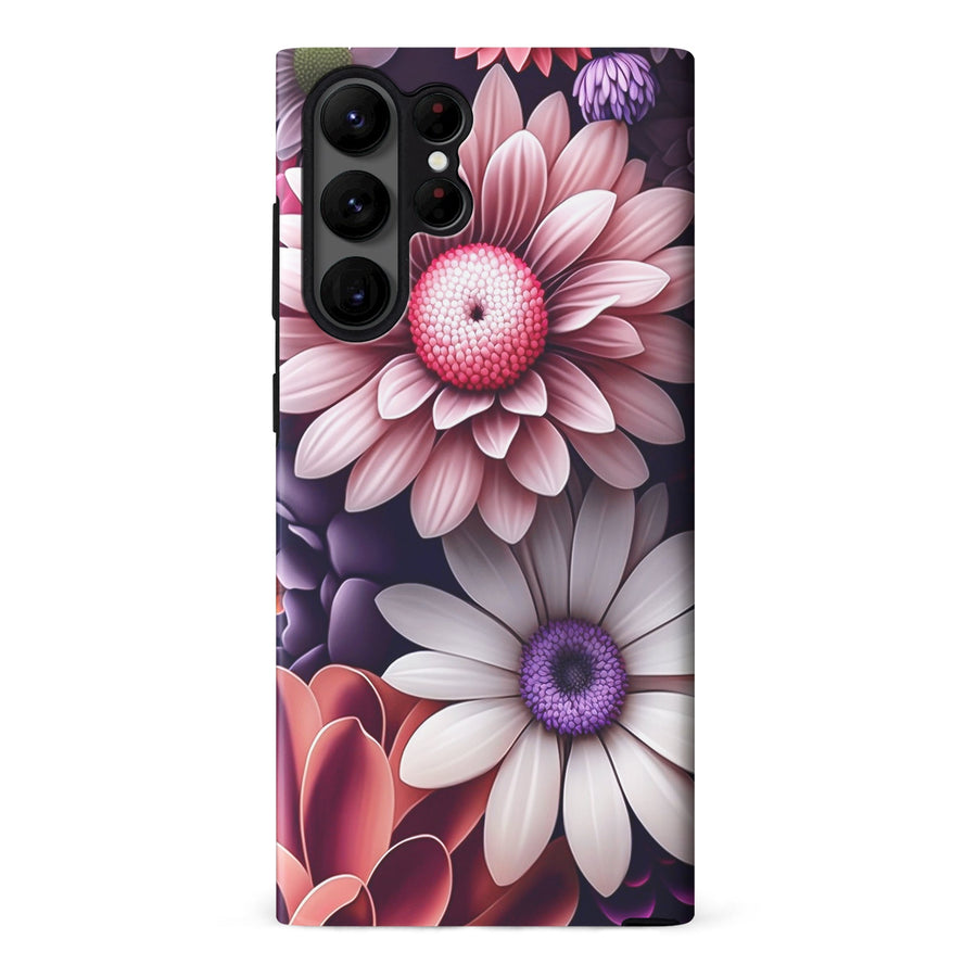 Samsung S23 Ultra Daisy Pattern Floral Phone Case
