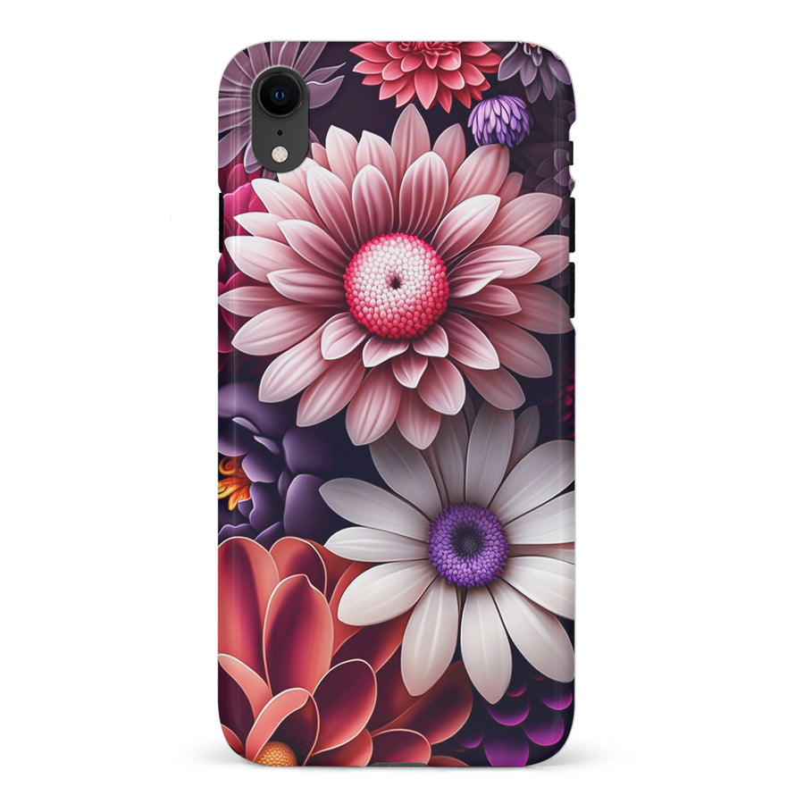 iPhone XR Daisy Phone Case in Purple