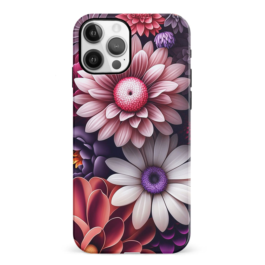 iPhone 12 Daisy Phone Case in Purple