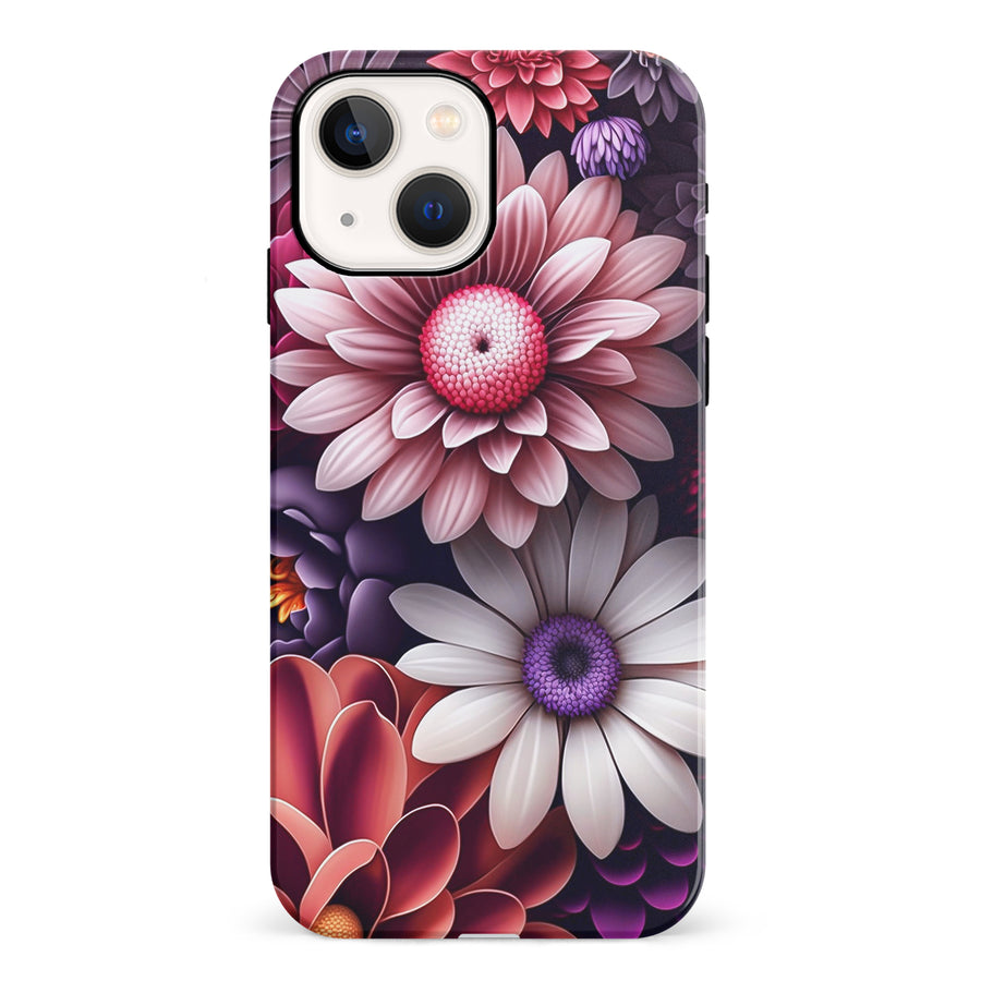 iPhone 13 Daisy Phone Case in Purple