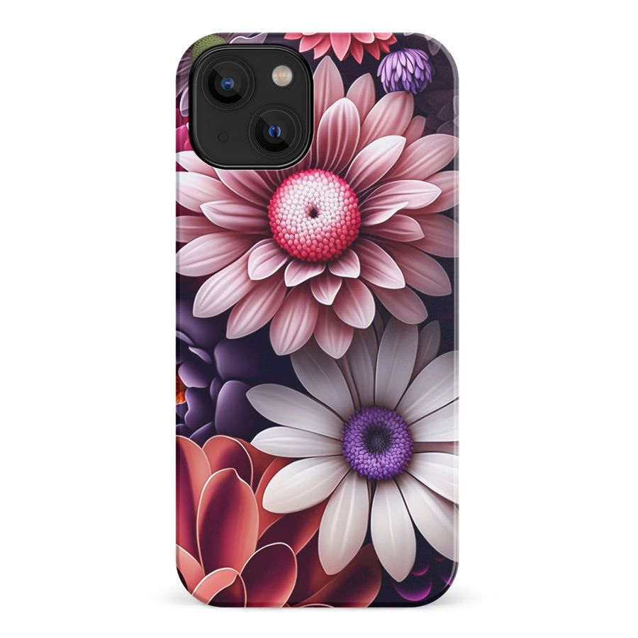 iPhone 14 Daisy Phone Case in Purple