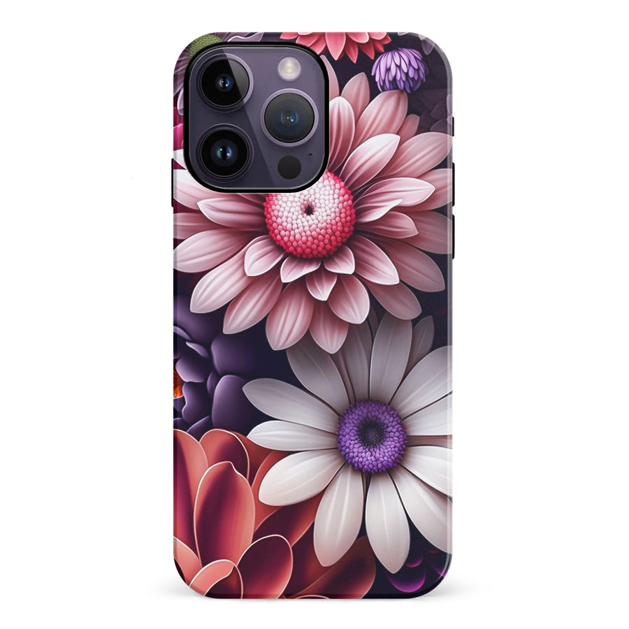 iPhone 14 Pro Max Daisy Phone Case in Purple