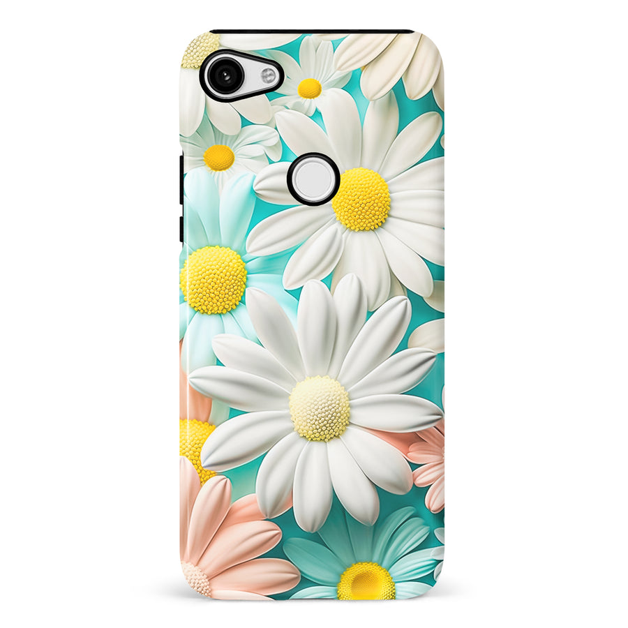 Google Pixel 3 XL Floral Phone Case in White