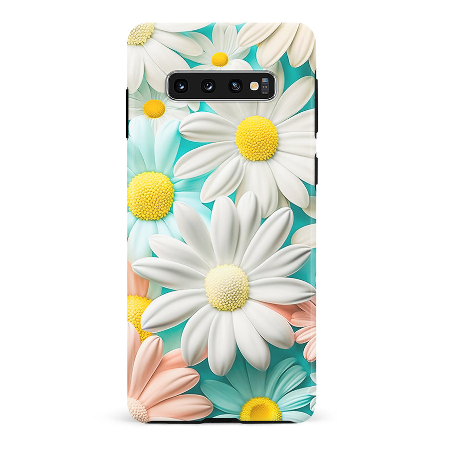 Samsung Galaxy S10 Floral Phone Case in White
