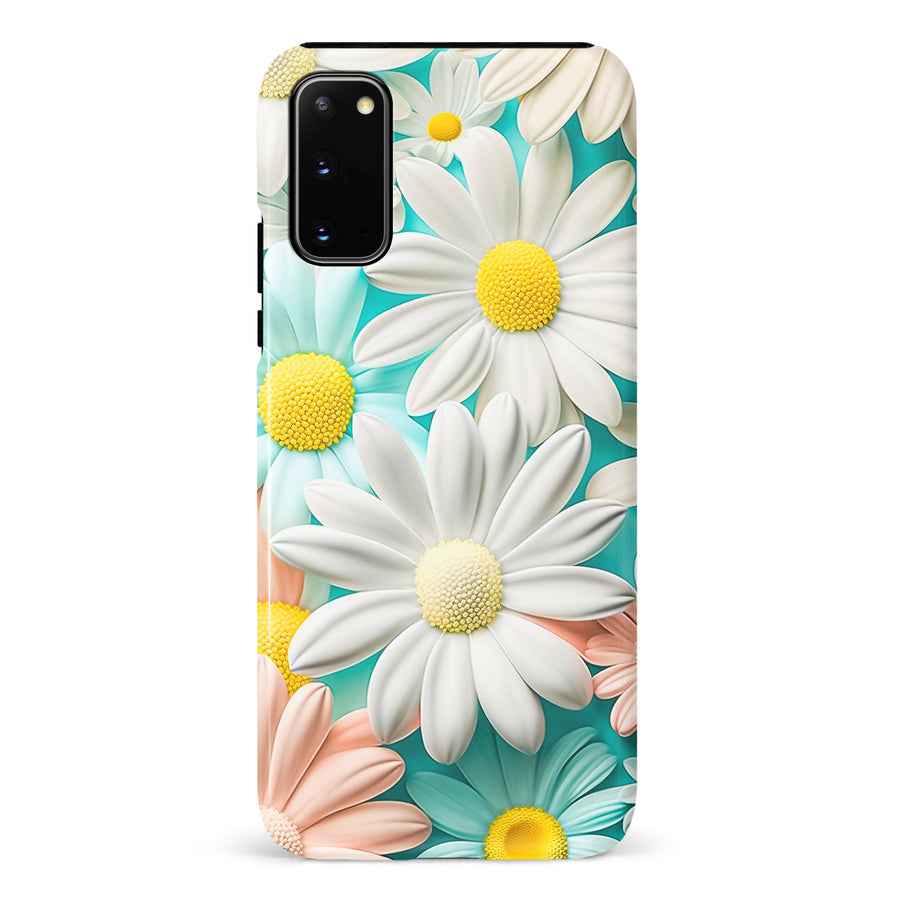 Samsung Galaxy S20 Floral Phone Case in White