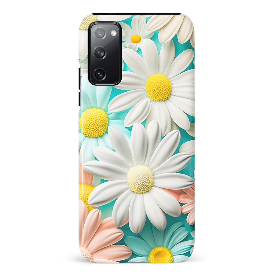 Samsung Galaxy S20 FE Floral Phone Case in White
