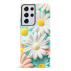 Samsung Galaxy S21 Ultra Floral Phone Case in White