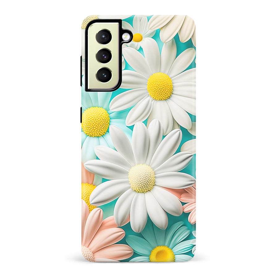 Samsung Galaxy S22 Plus Floral Phone Case in White