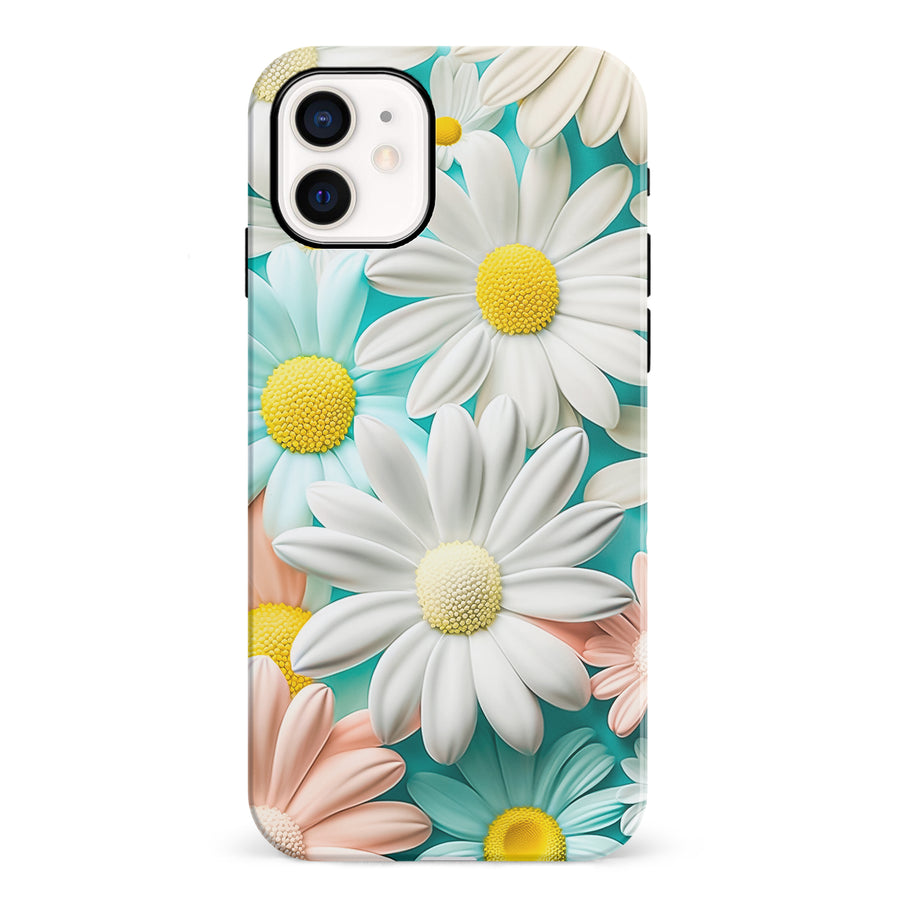iPhone 12 Mini Floral Phone Case in White