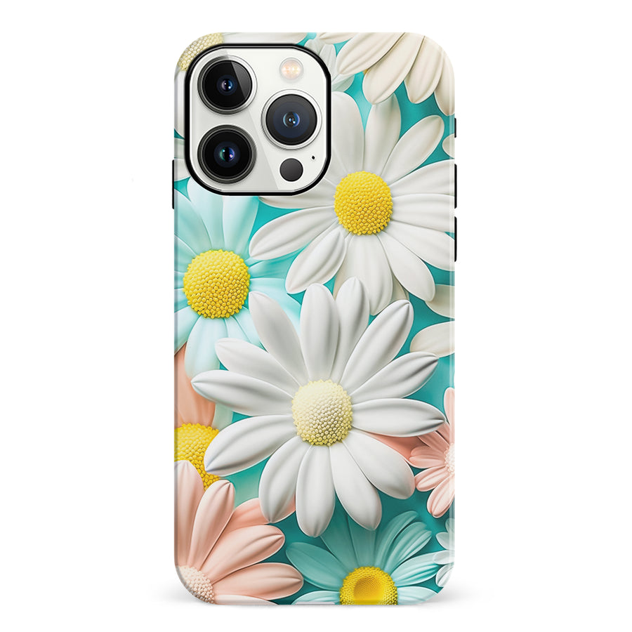 iPhone 13 Pro Floral Phone Case in White
