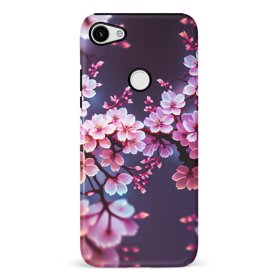 Google Pixel 3 XL Cherry Blossom Phone Case in Purple