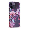 iPhone 14 Pro Max Cherry Blossom Phone Case in Purple