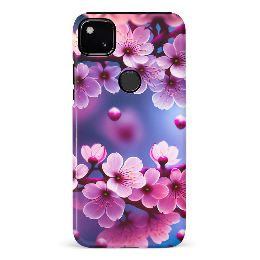 Google Pixel 4A Sakura Phone Case in Purple