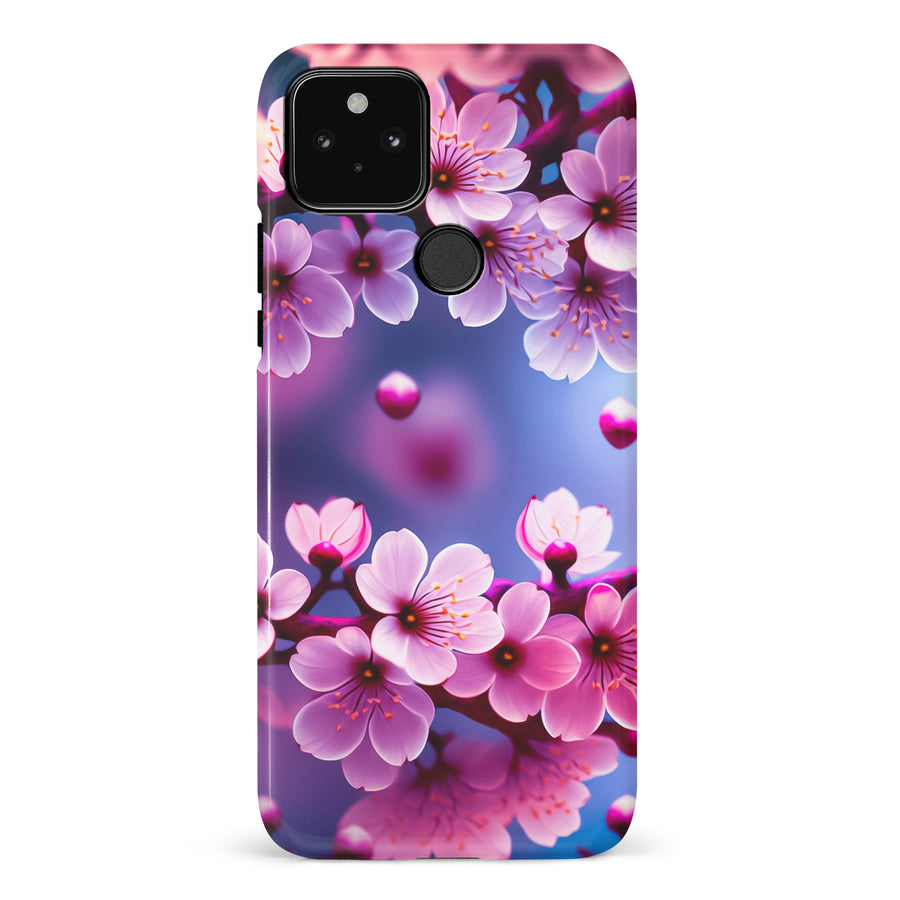 Google Pixel 5 Sakura Phone Case in Purple