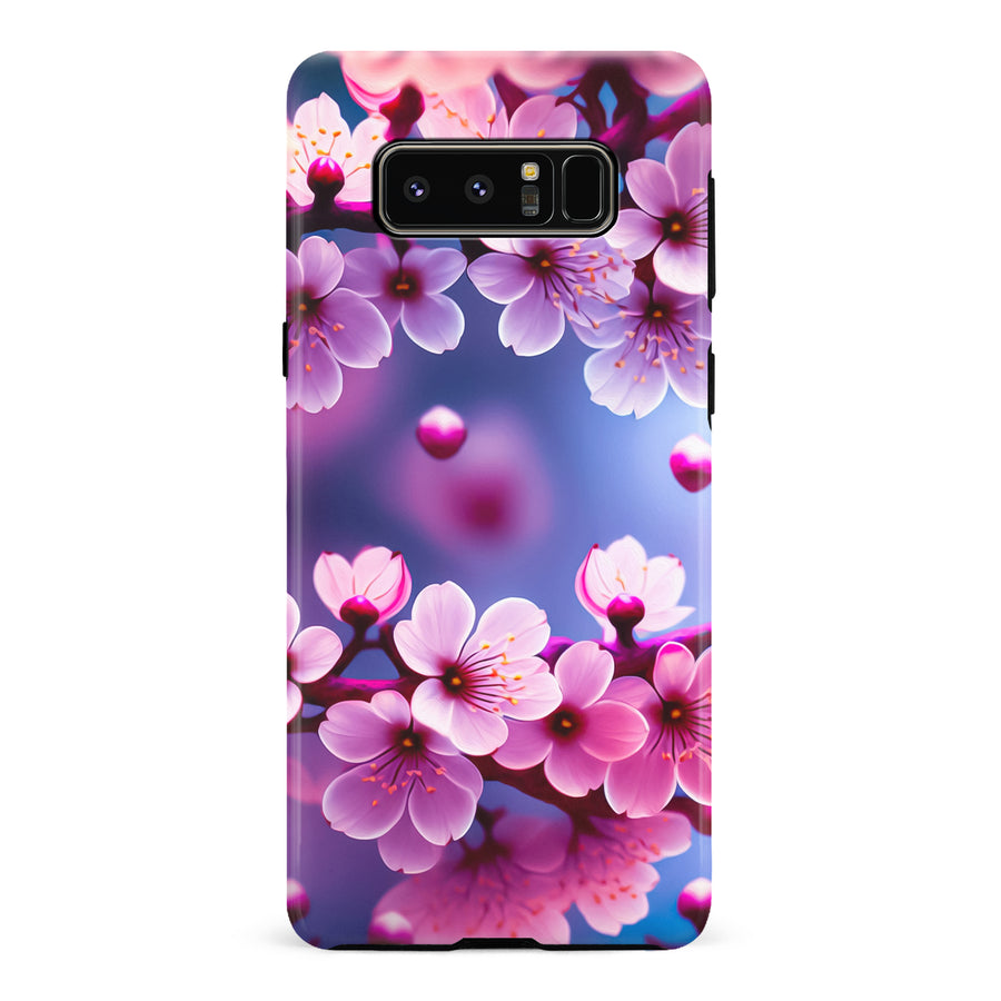 Samsung Galaxy Note 8 Sakura Phone Case in Purple