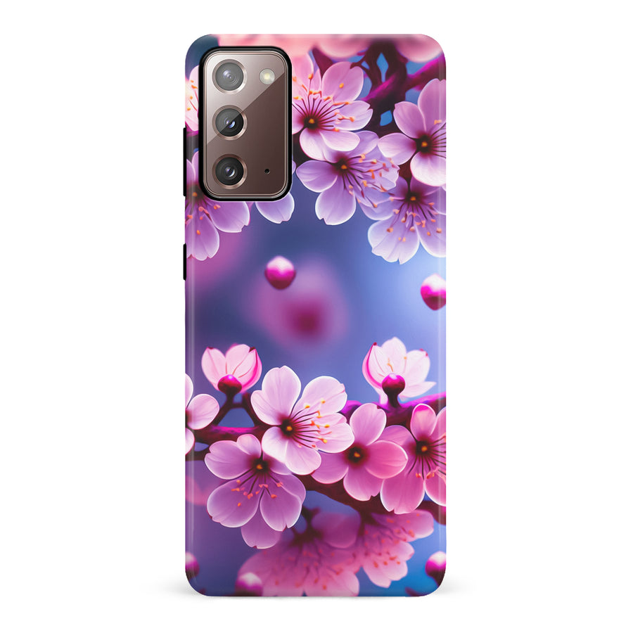Samsung Galaxy Note 20 Sakura Phone Case in Purple