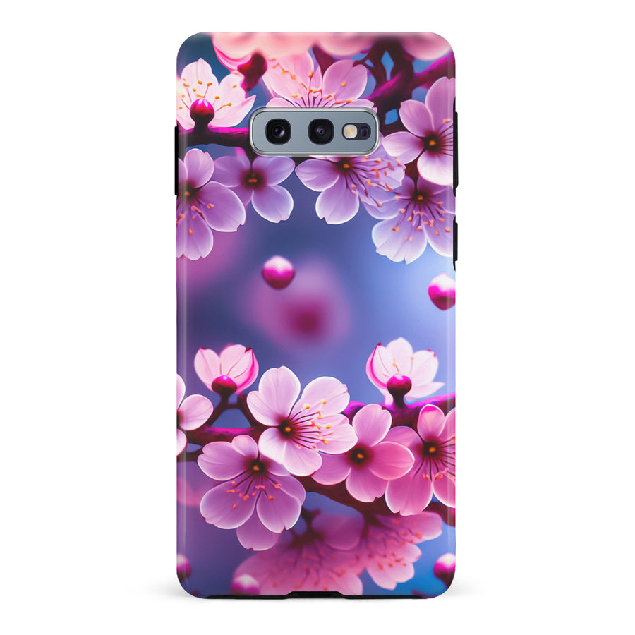 Samsung Galaxy S10e Sakura Phone Case in Purple