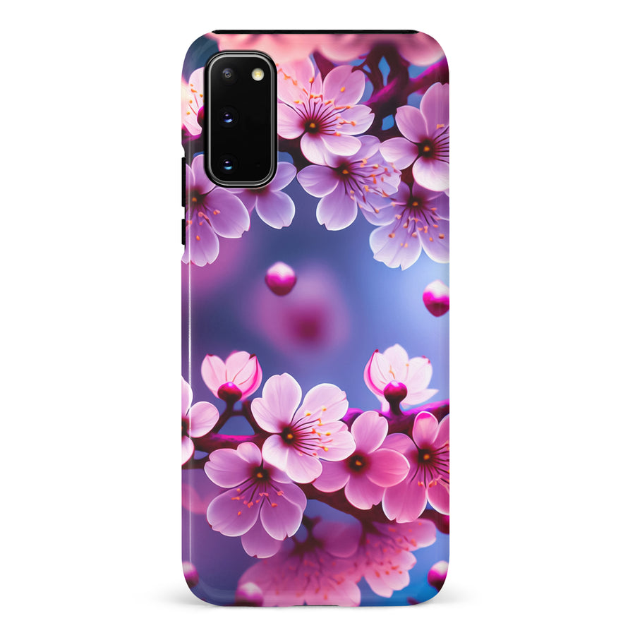 Samsung Galaxy S20 Sakura Phone Case in Purple