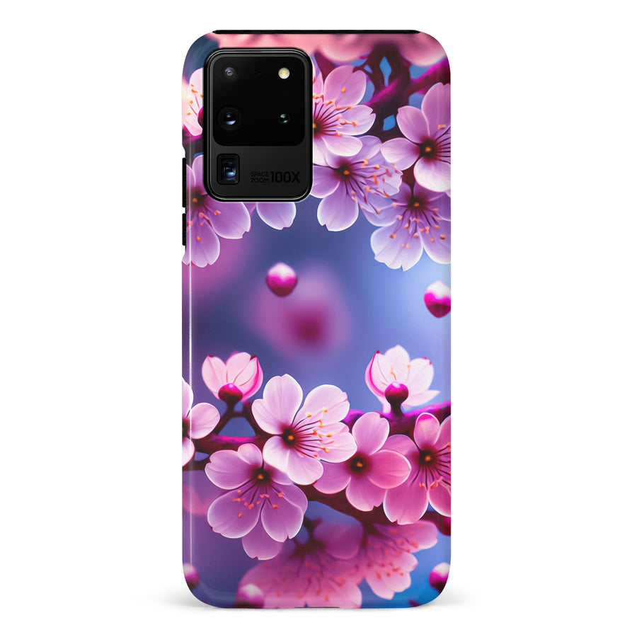 Samsung Galaxy S20 Ultra Sakura Phone Case in Purple