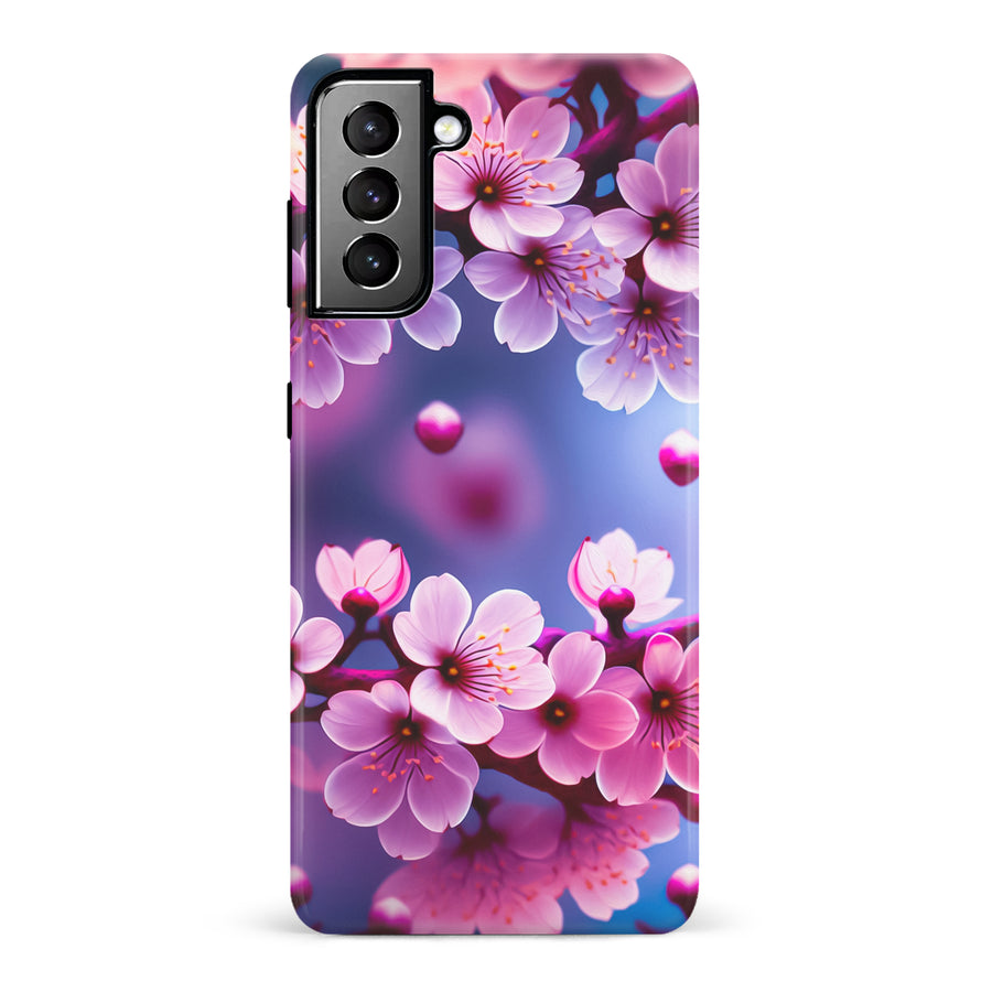 Samsung Galaxy S21 Plus Sakura Phone Case in Purple
