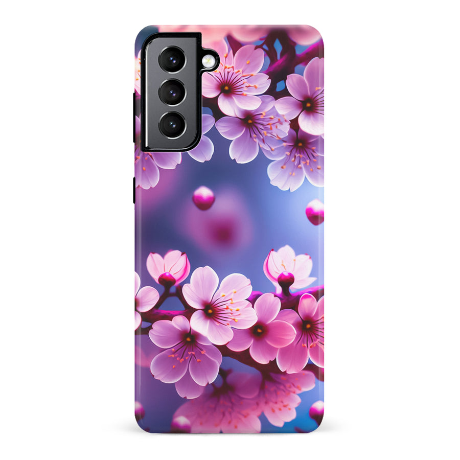 Samsung Galaxy S22 Sakura Phone Case in Purple