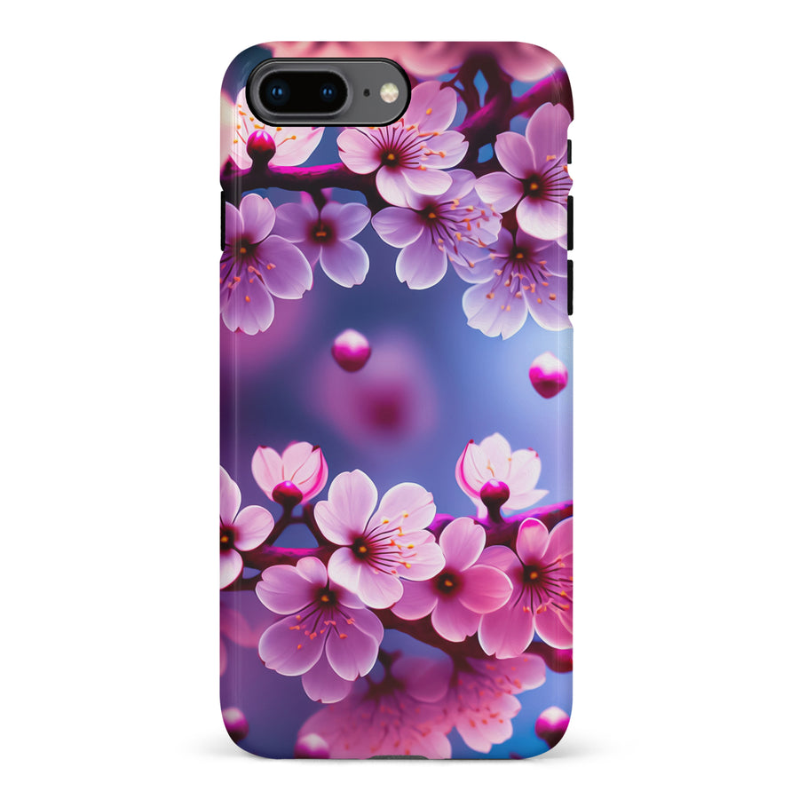 iPhone 8 Plus Sakura Phone Case in Purple