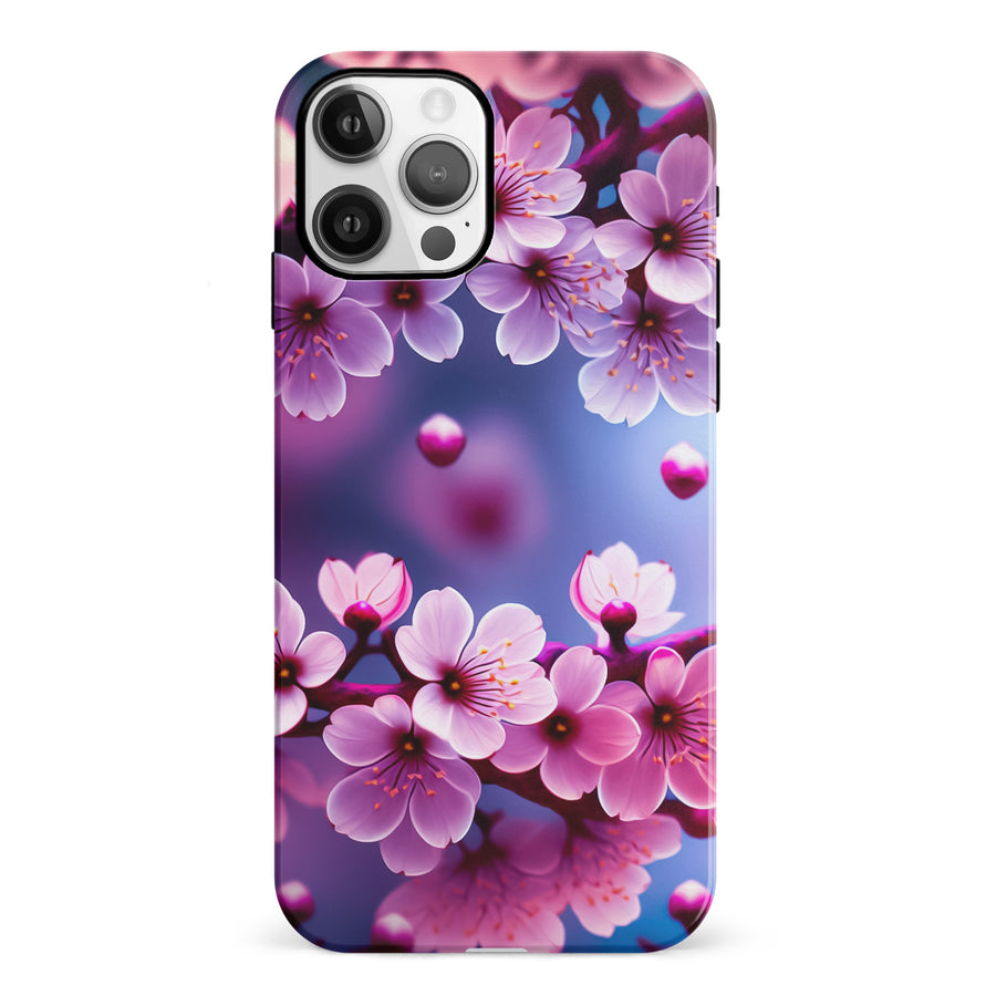 iPhone 12 Sakura Phone Case in Purple