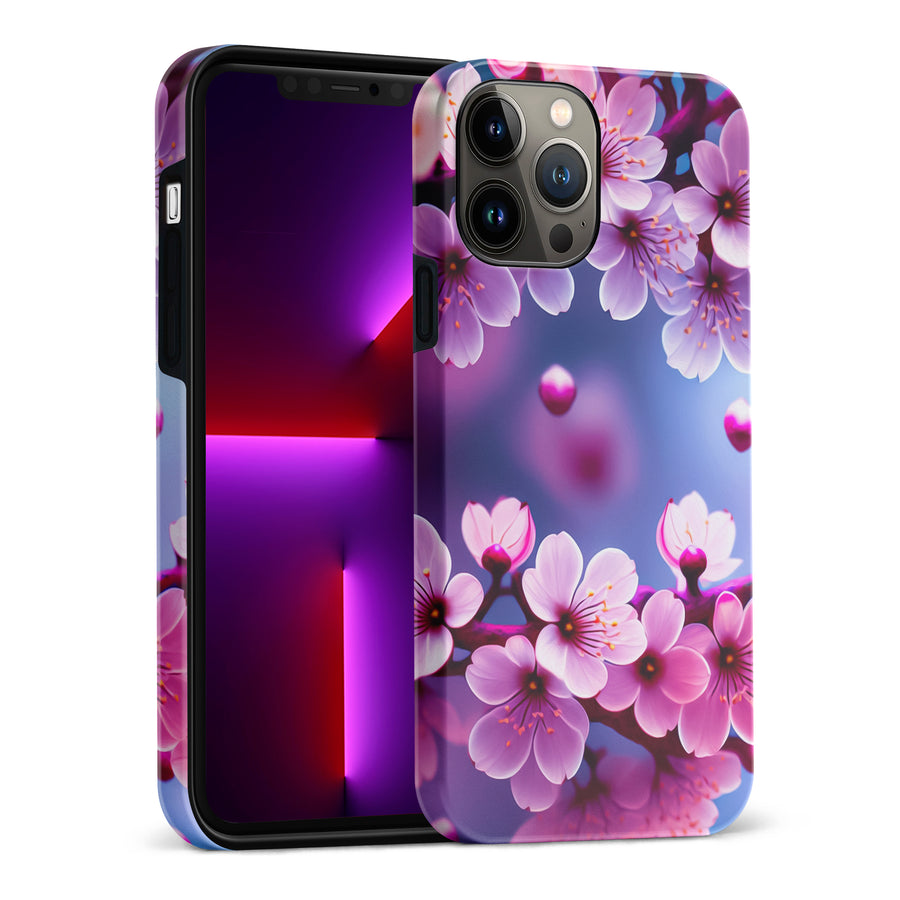 iPhone 13 Pro Max Sakura Phone Case in Purple