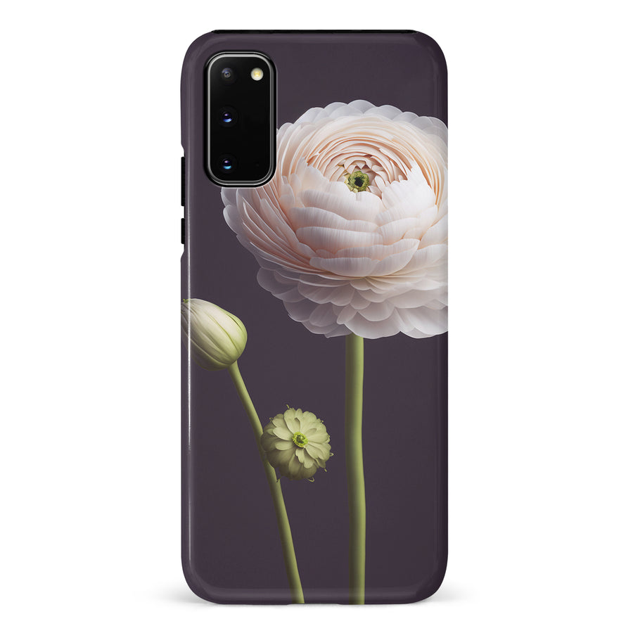 Samsung Galaxy S20 Persian Buttercup Phone Case in Black