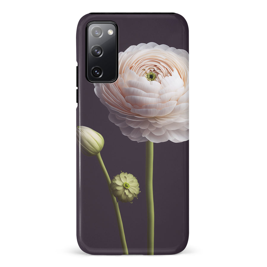 Samsung Galaxy S20 FE Persian Buttercup Phone Case in Black
