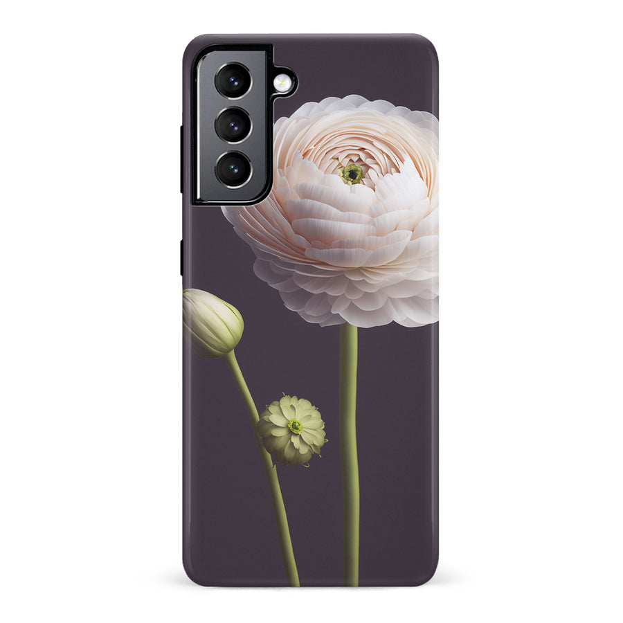 Samsung Galaxy S22 Persian Buttercup Phone Case in Black