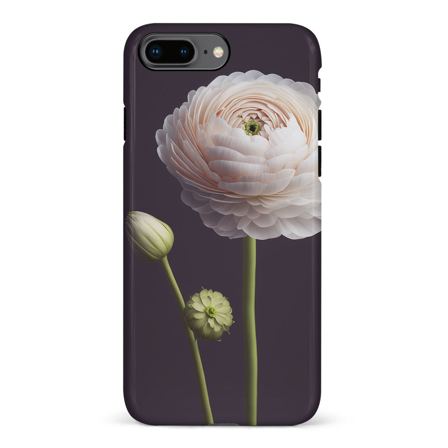 iPhone 8 Plus Persian Buttercup Phone Case in Black