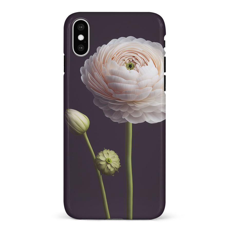 iPhone X/XS Persian Buttercup Phone Case in Black