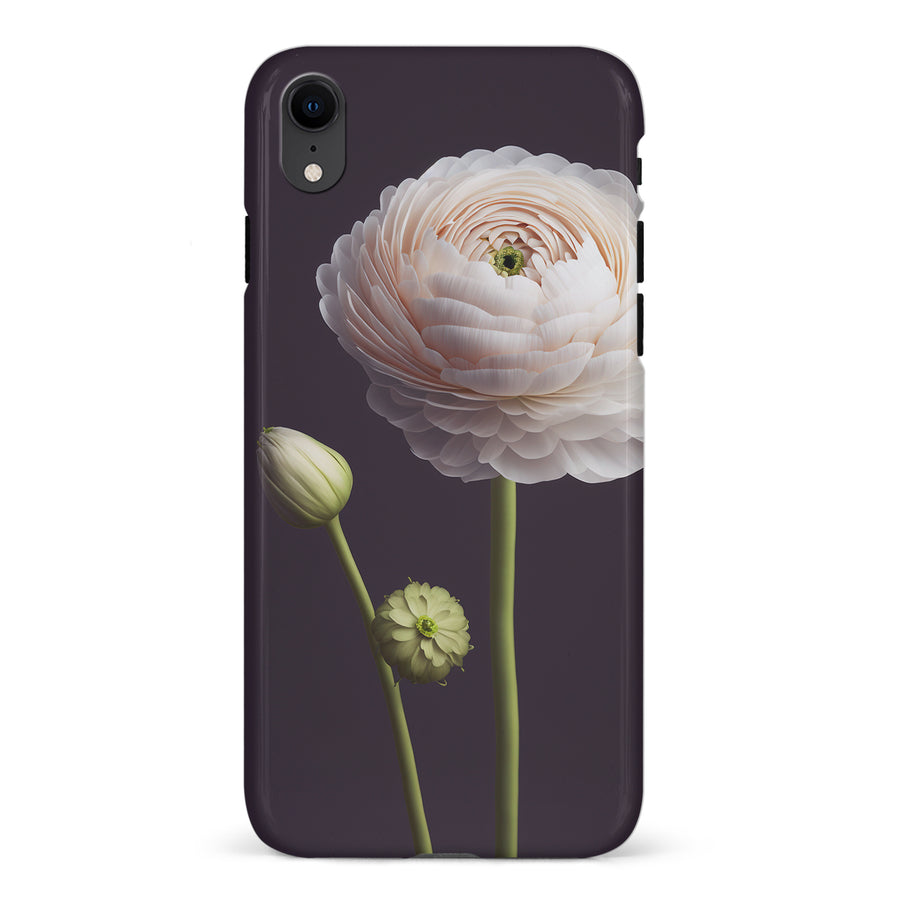 iPhone XR Persian Buttercup Phone Case in Black
