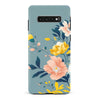 Samsung Galaxy S10 Plus Hibiscus Phone Case in Blue
