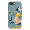 iPhone 8 Plus Hibiscus Phone Case in Blue
