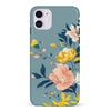 iPhone 11 Hibiscus Phone Case in Blue