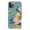 iPhone 11 Pro Max Hibiscus Phone Case in Blue