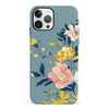 iPhone 12 Hibiscus Phone Case in Blue
