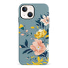 iPhone 13 Mini Hibiscus Phone Case in Blue