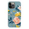 iPhone 13 Pro Max Hibiscus Phone Case in Blue