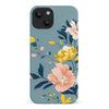 iPhone 14 Hibiscus Phone Case in Blue