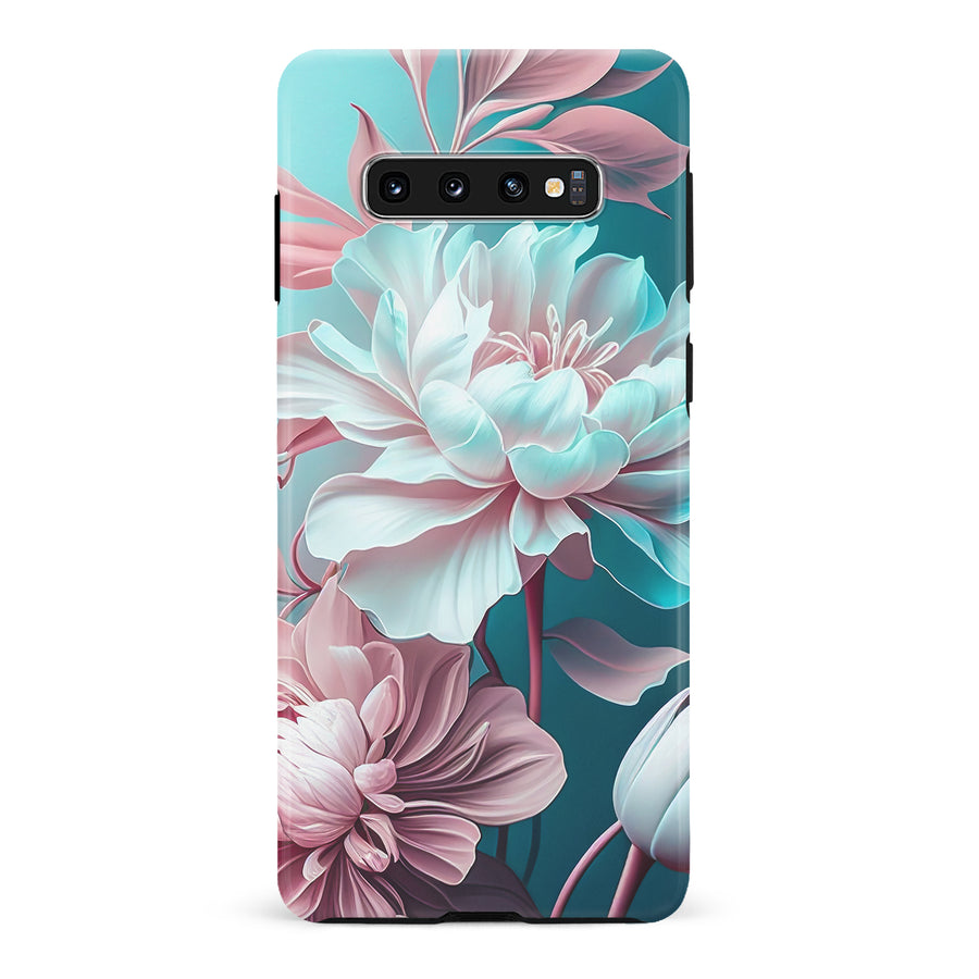 Samsung Galaxy S10 Blossom Phone Case in Green