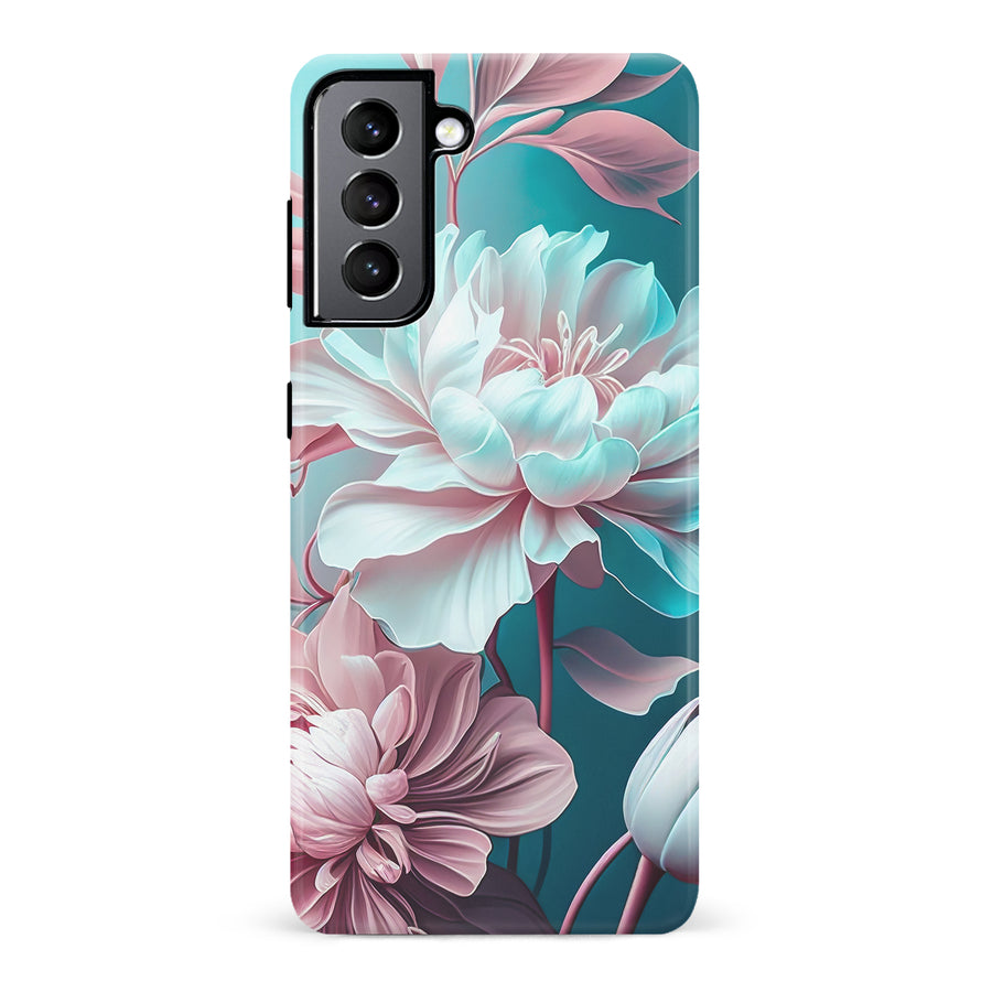 Samsung Galaxy S22 Blossom Phone Case in Green