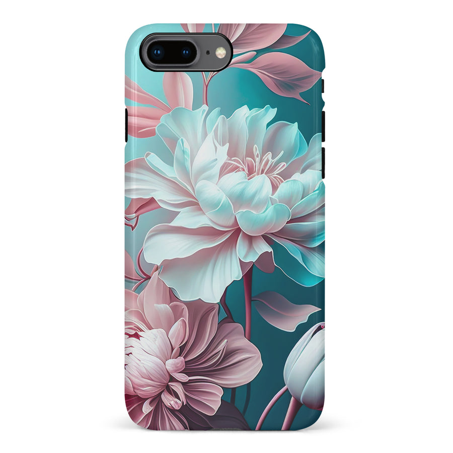 iPhone 8 Plus Blossom Phone Case in Green