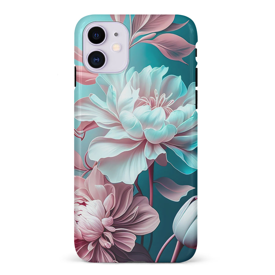 iPhone 11 Blossom Phone Case in Green