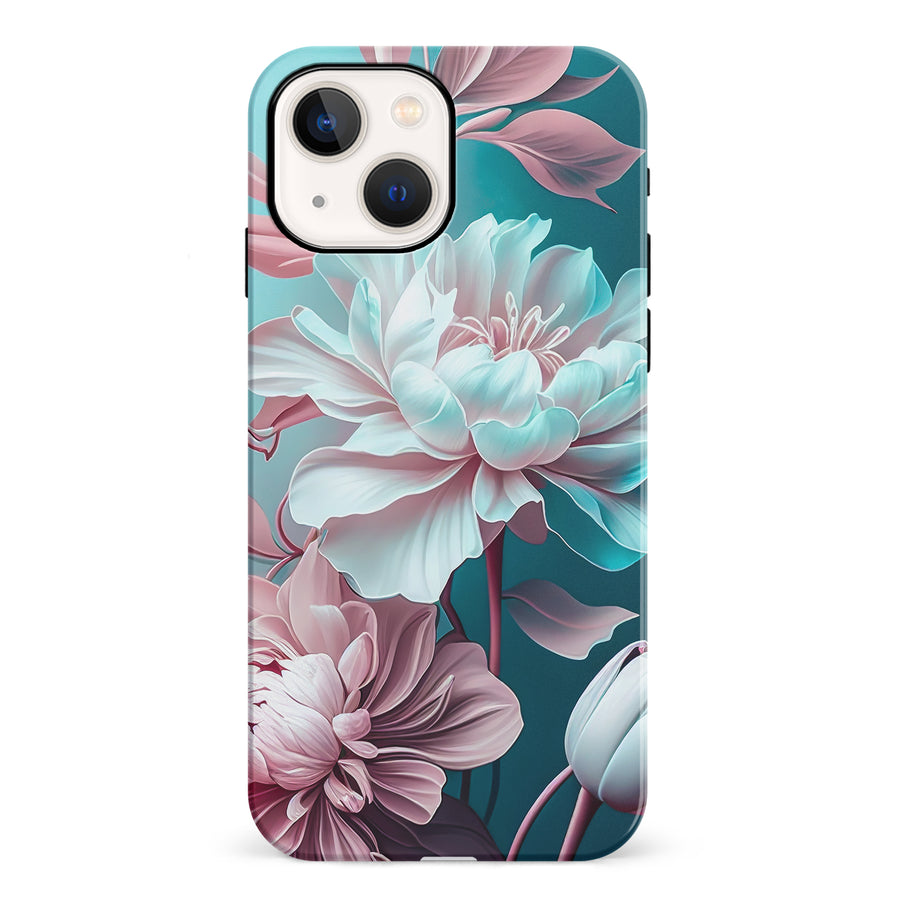 iPhone 13 Blossom Phone Case in Green